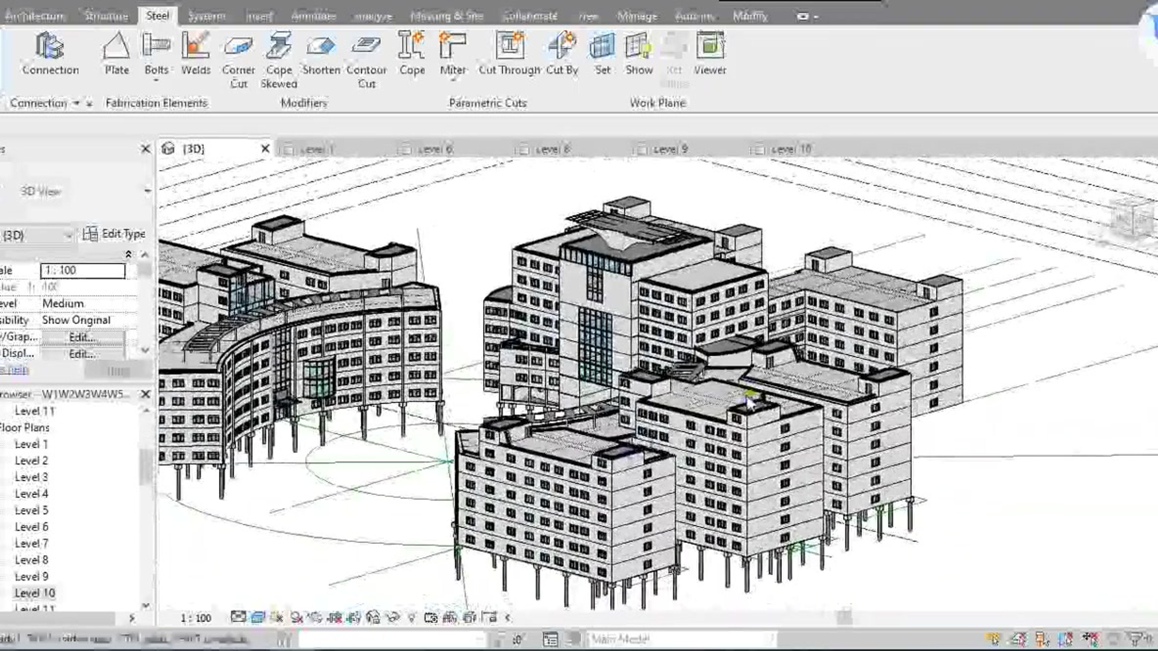 W & G building of china Three gorges University made by Elton and Paul mwemera on Revit